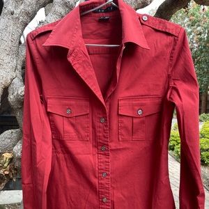 Theory button down work shirt